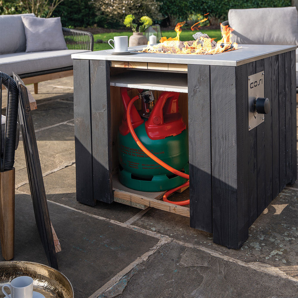 Cosicube 70 Black Fire Pit