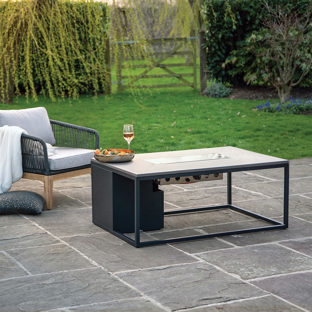 Cosiloft 120 Black and Grey Fire Pit Table