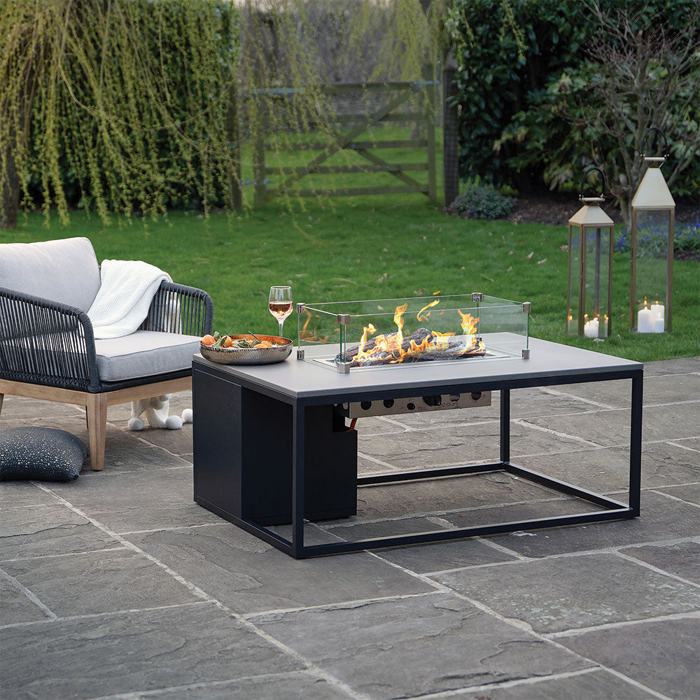 Cosiloft 120 Black and Grey Fire Pit Table