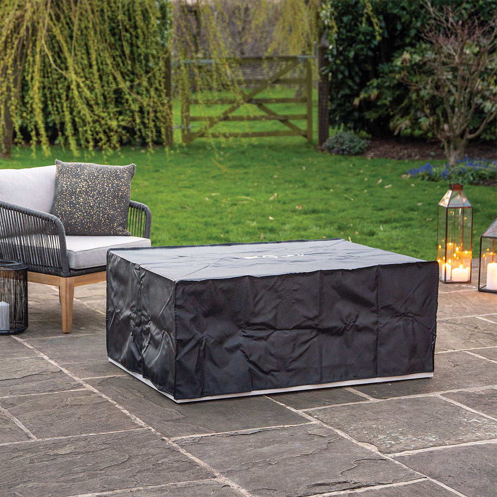 Cosiloft 120 White and Grey Fire Pit Table