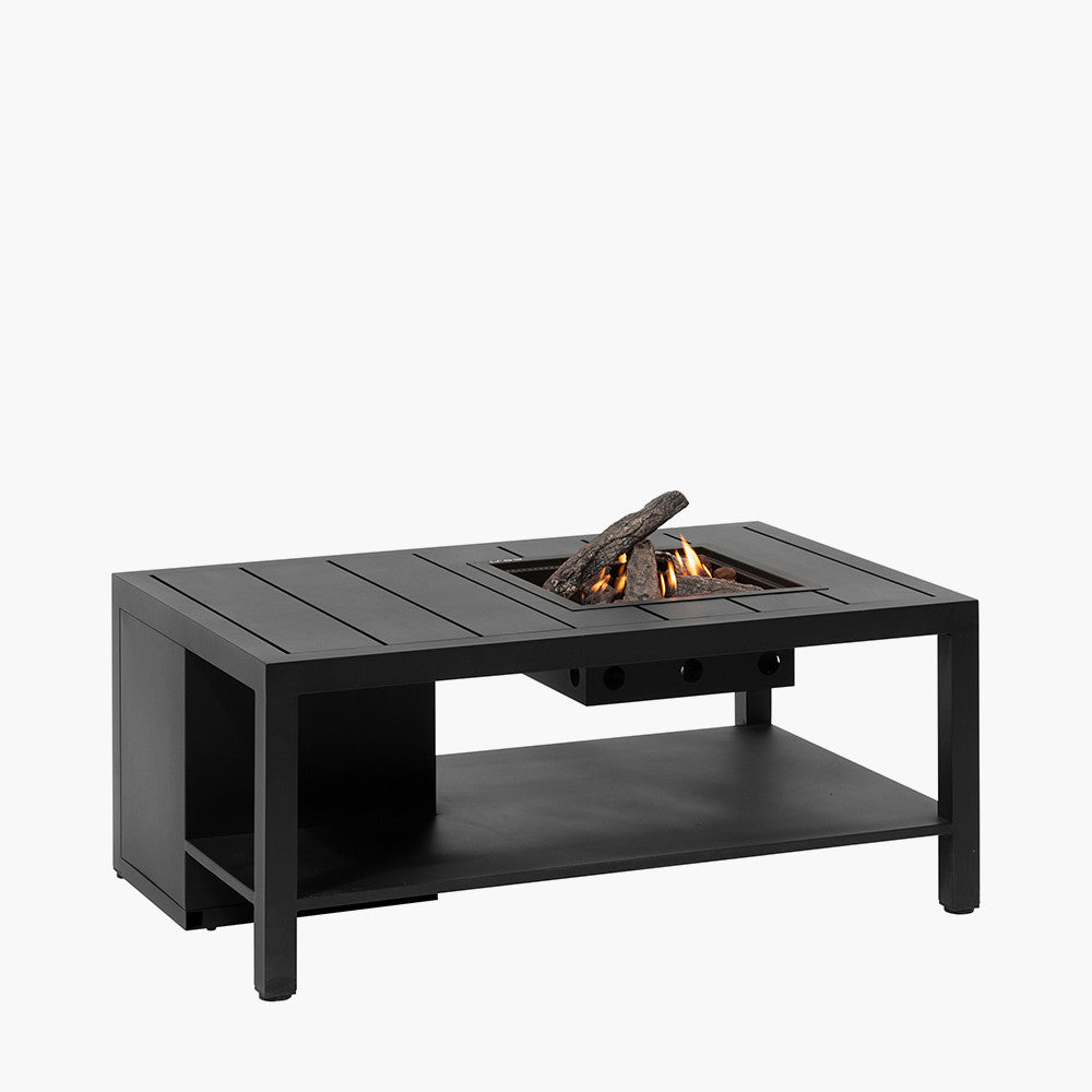 Cosiflow 120 Rectangular Anthracite Fire Pit Table