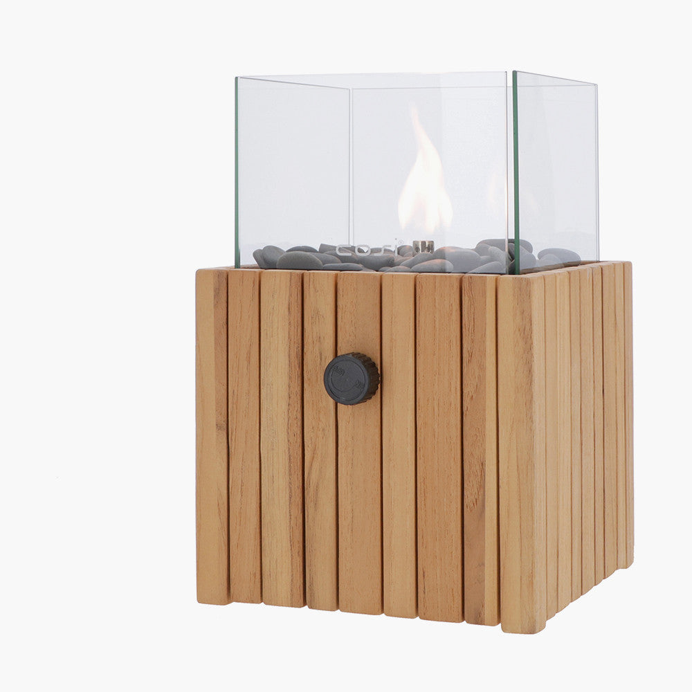 Cosiscoop Timber Square Fire Lantern