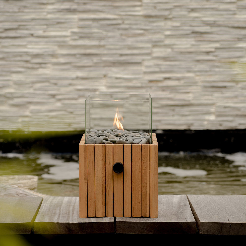 Cosiscoop Timber Square Fire Lantern