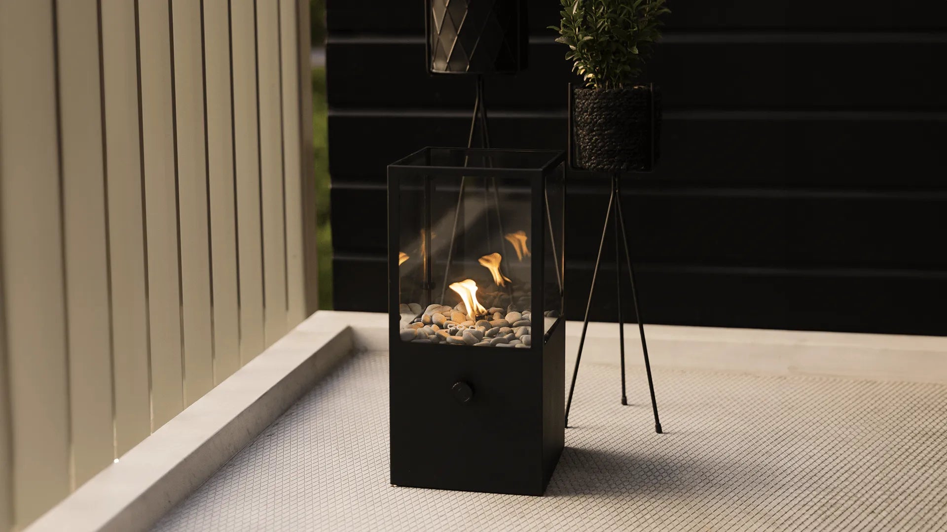 Cosidome High Black Fire Lantern