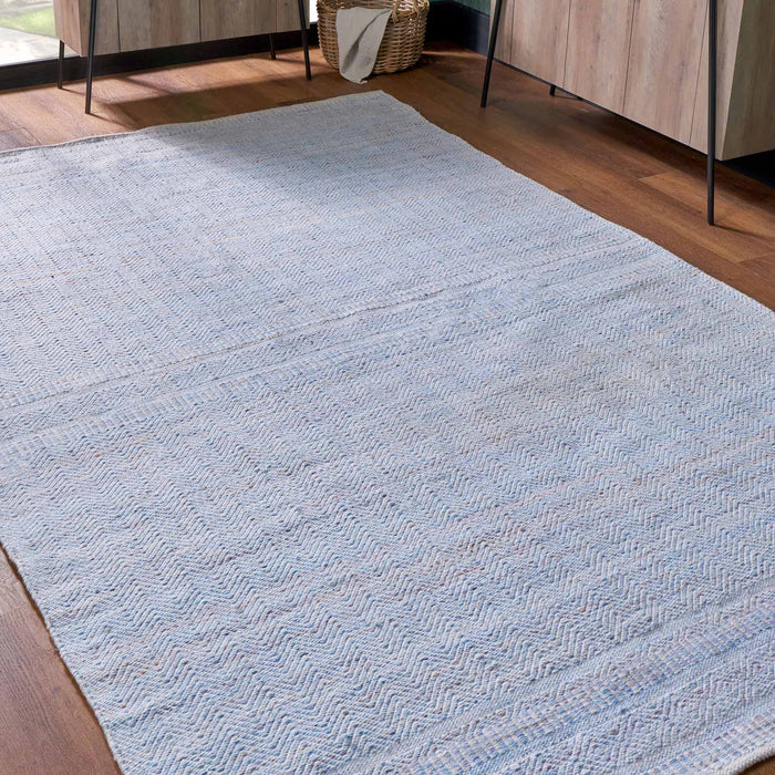 Aqua Blue Inca Outdoor Rug