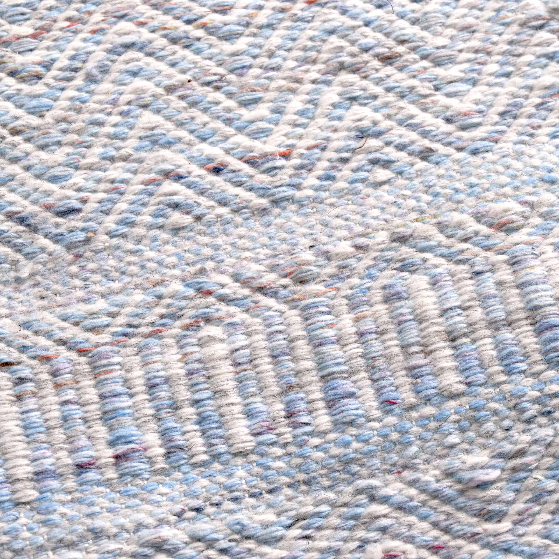 Aqua Blue Inca Outdoor Rug