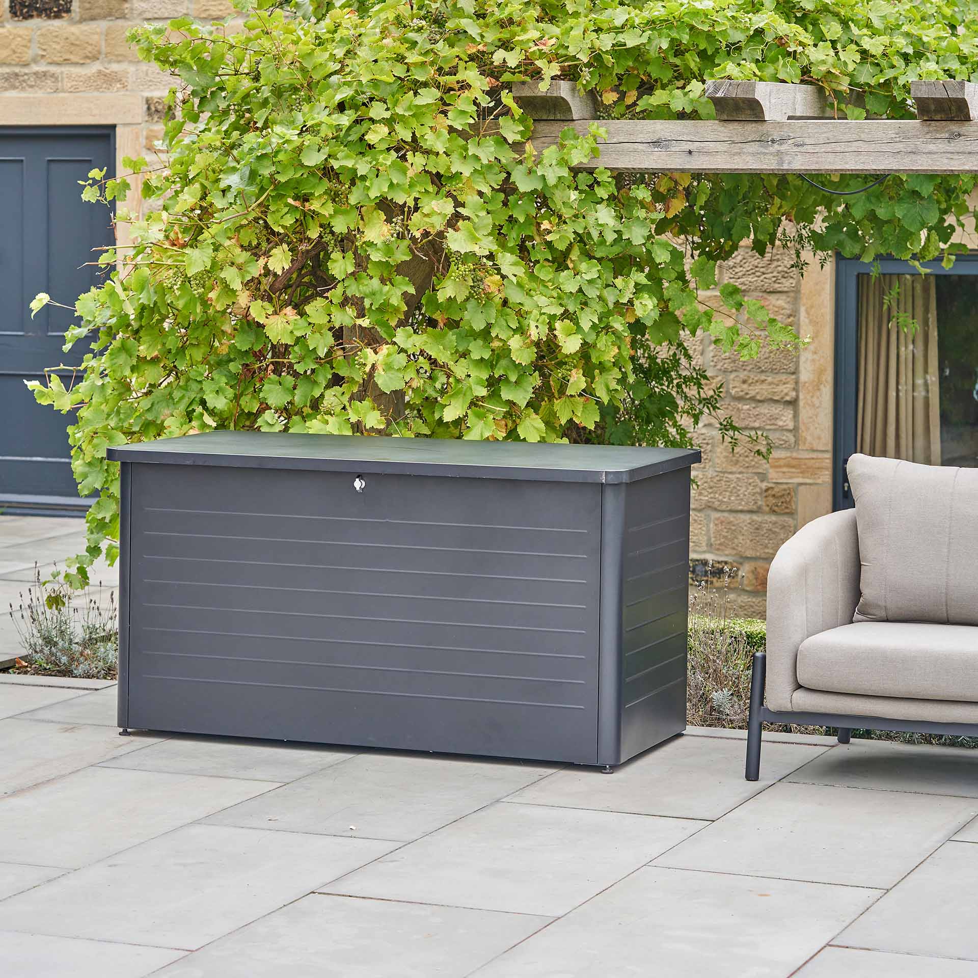Ashford Anthracite Large Cushion Box