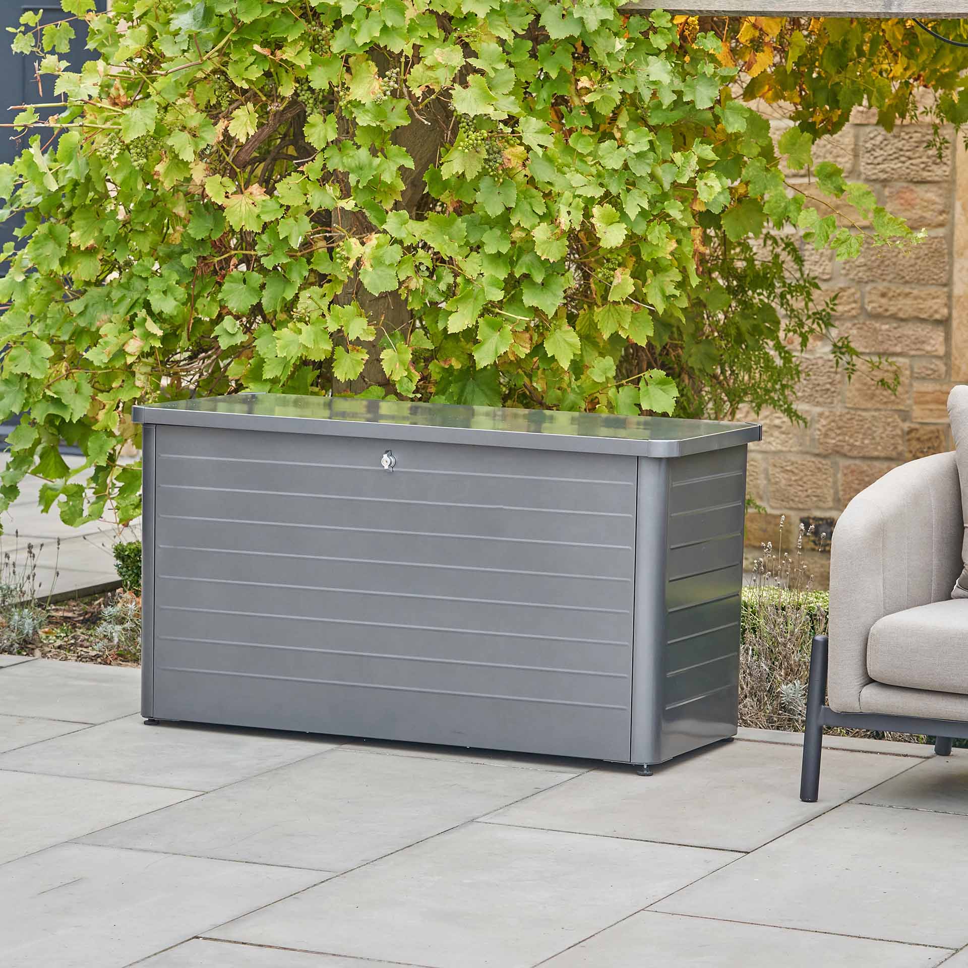 Ashford Anthracite Small Cushion Box