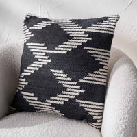Black Chevron Outdoor Scatter Cushion