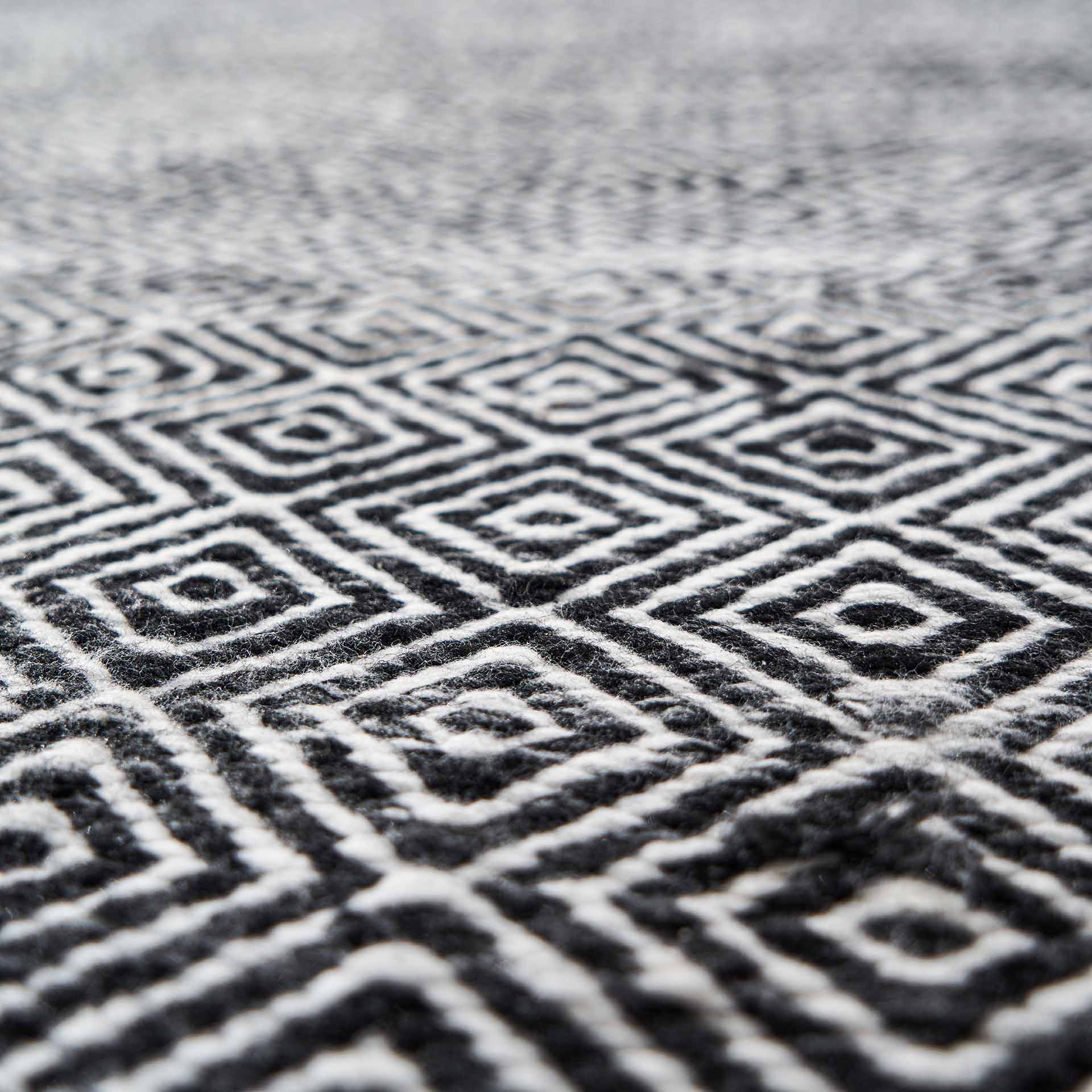 Black Inca Outdoor Rug