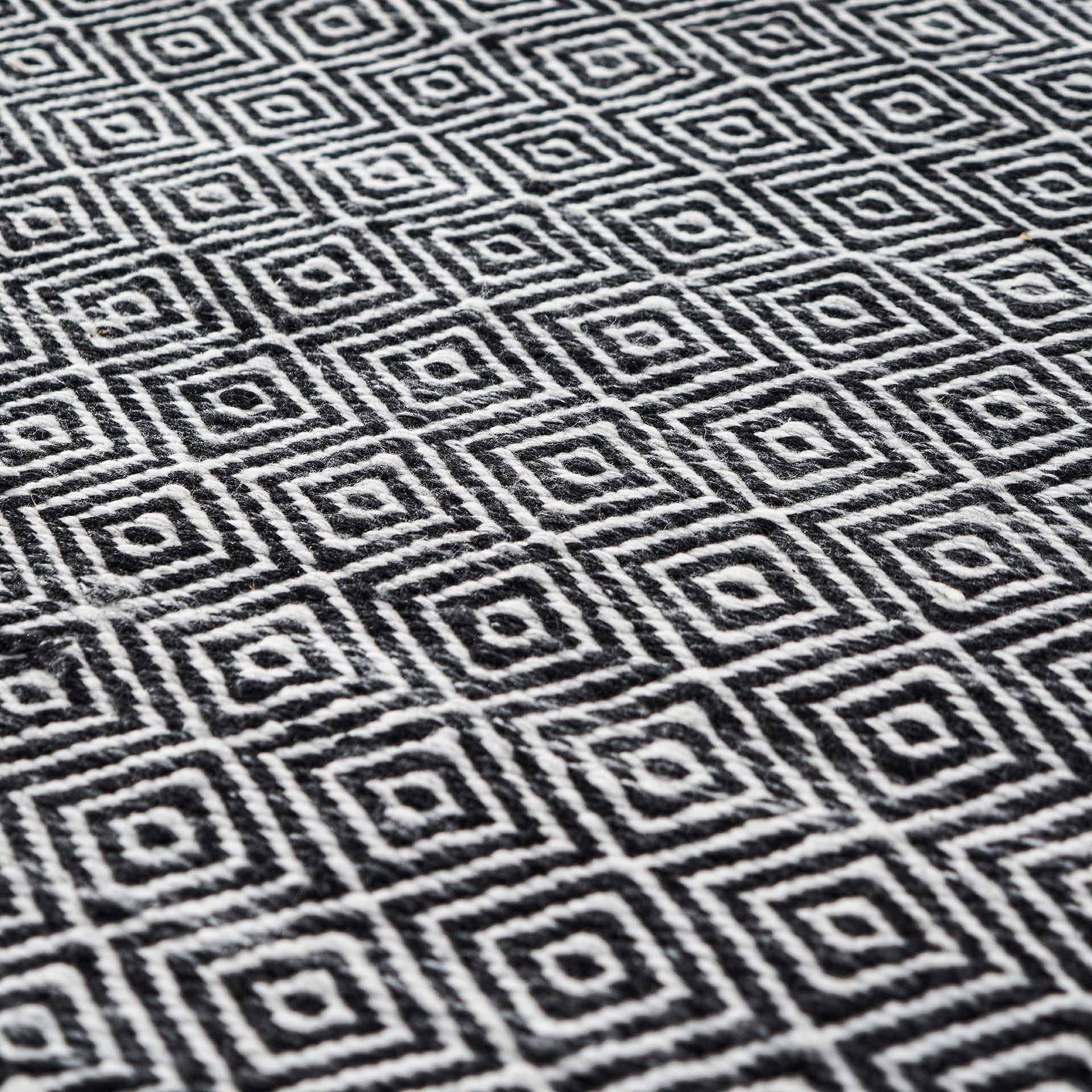 Black Inca Outdoor Rug
