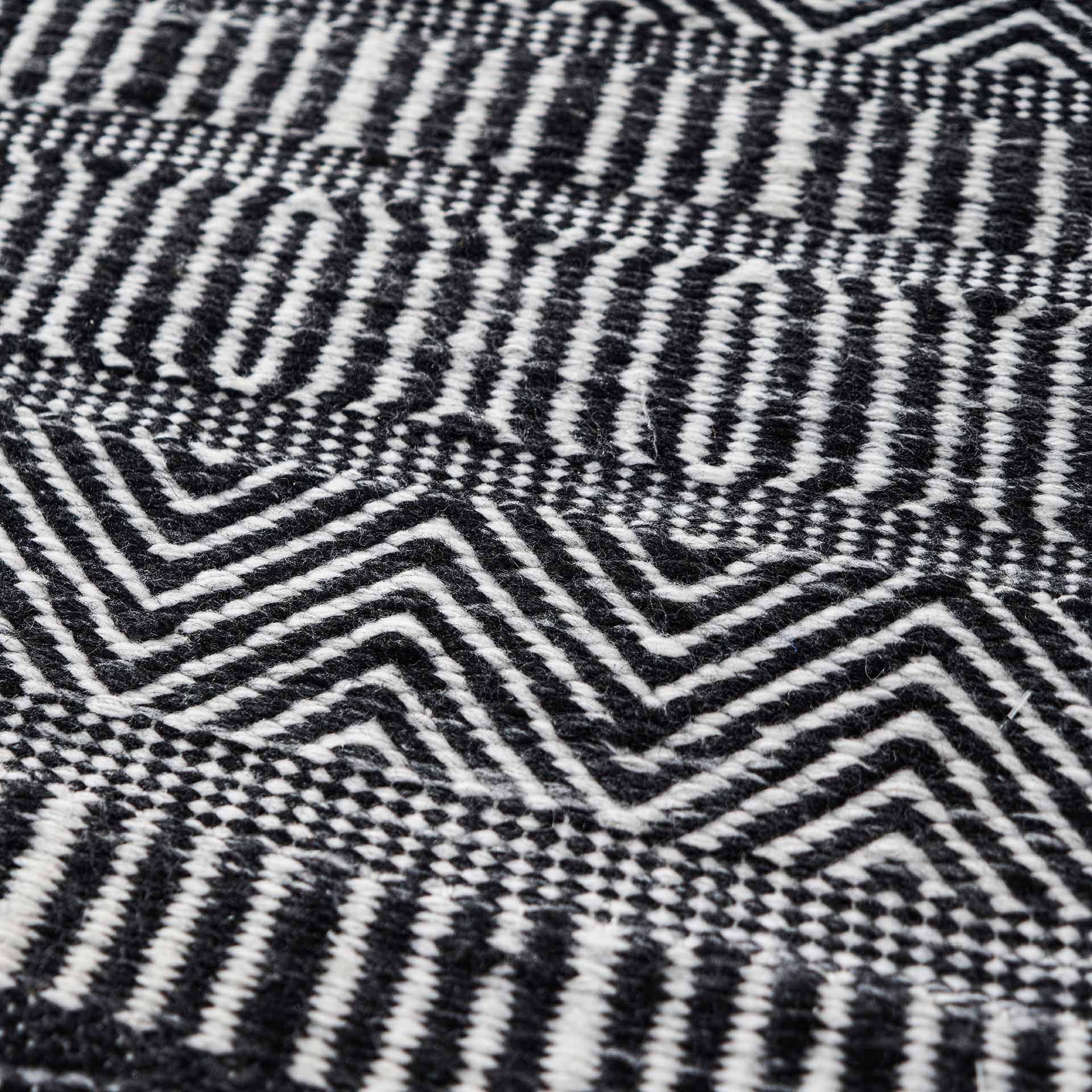 Black Inca Outdoor Rug