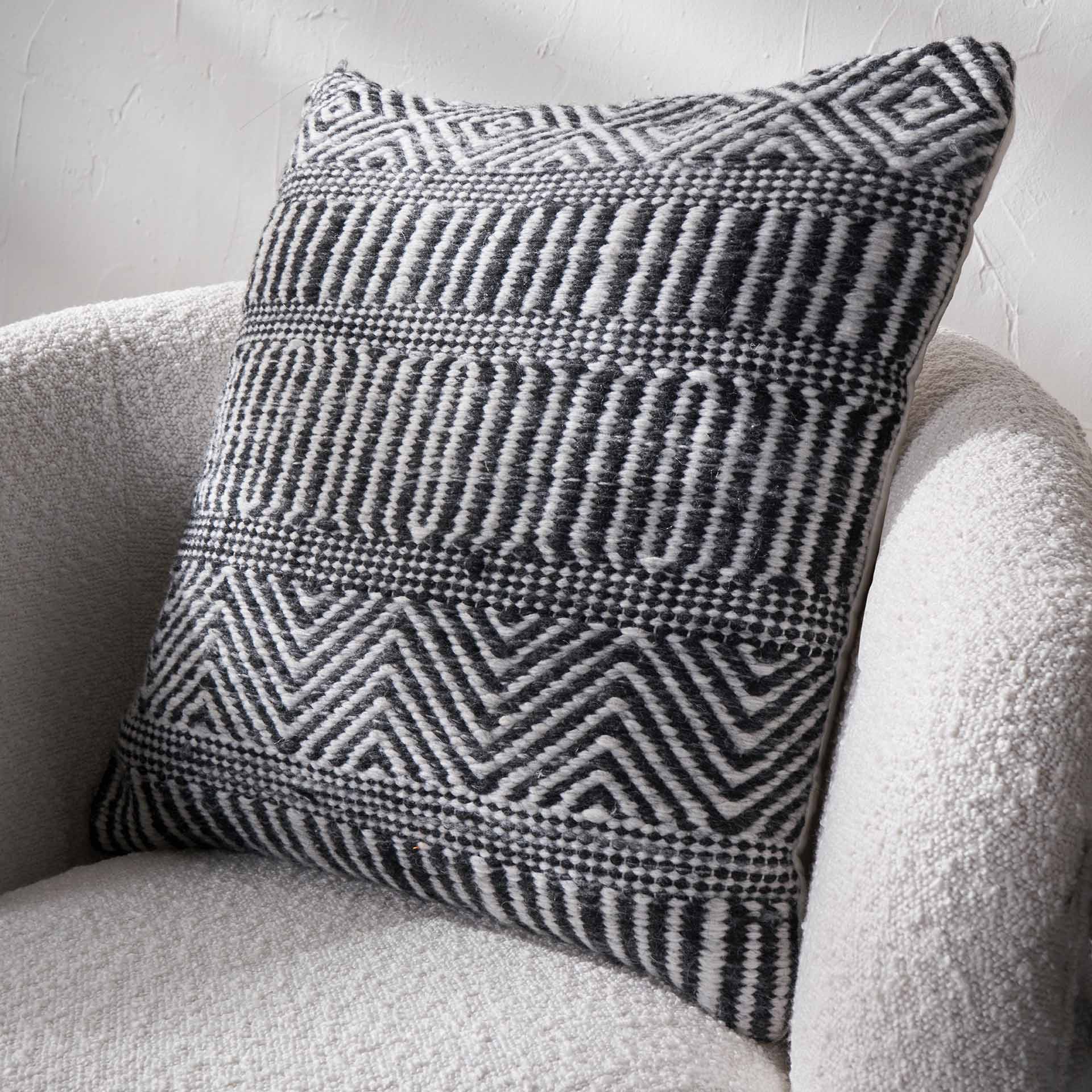 Black Inca Outdoor Scatter Cushion