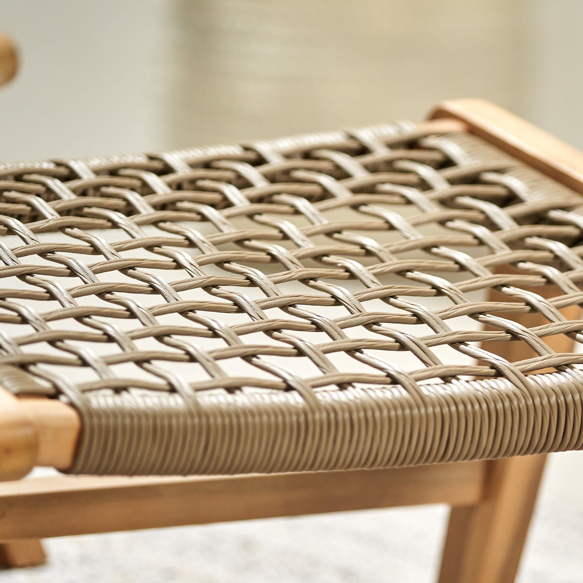 Calabria Chair & Hocker Set
