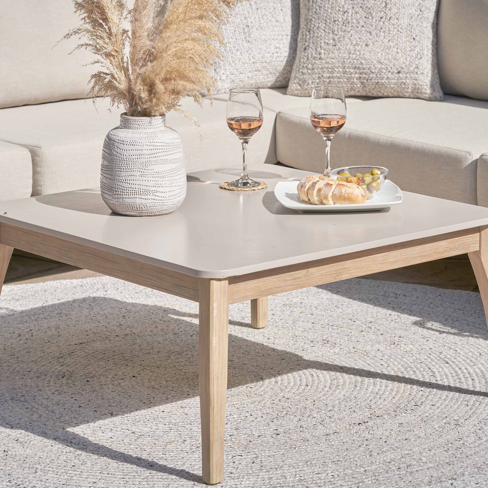 Capri Woven Corner Seating Set