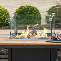 Cosi Fire Pit Medium Square Glass Surround