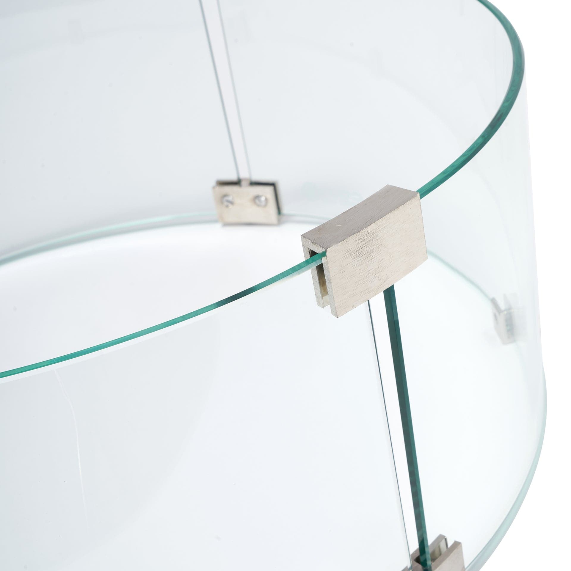 Cosi Fire Pit Round Glass Surround Large