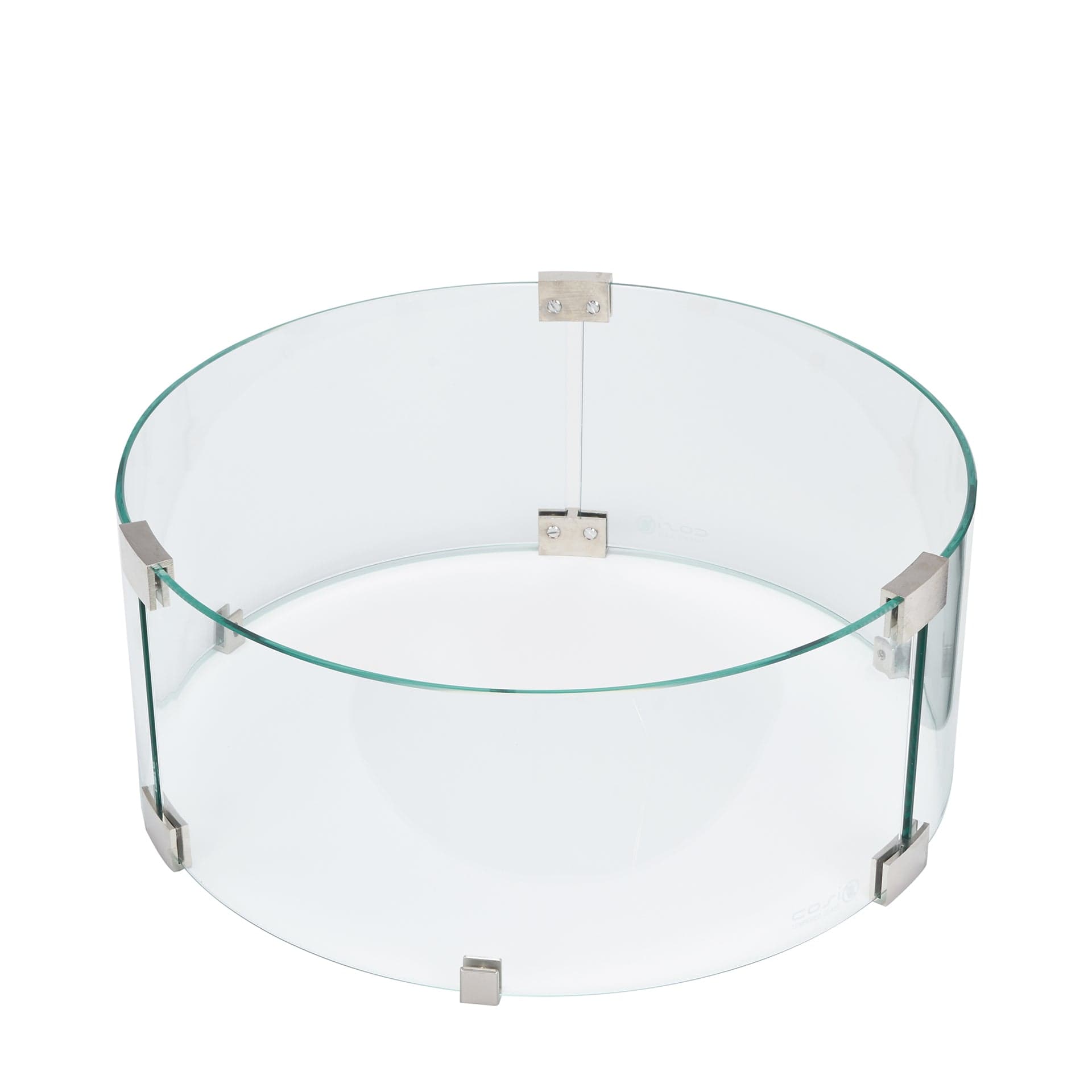 Cosi Fire Pit Round Glass Surround Large