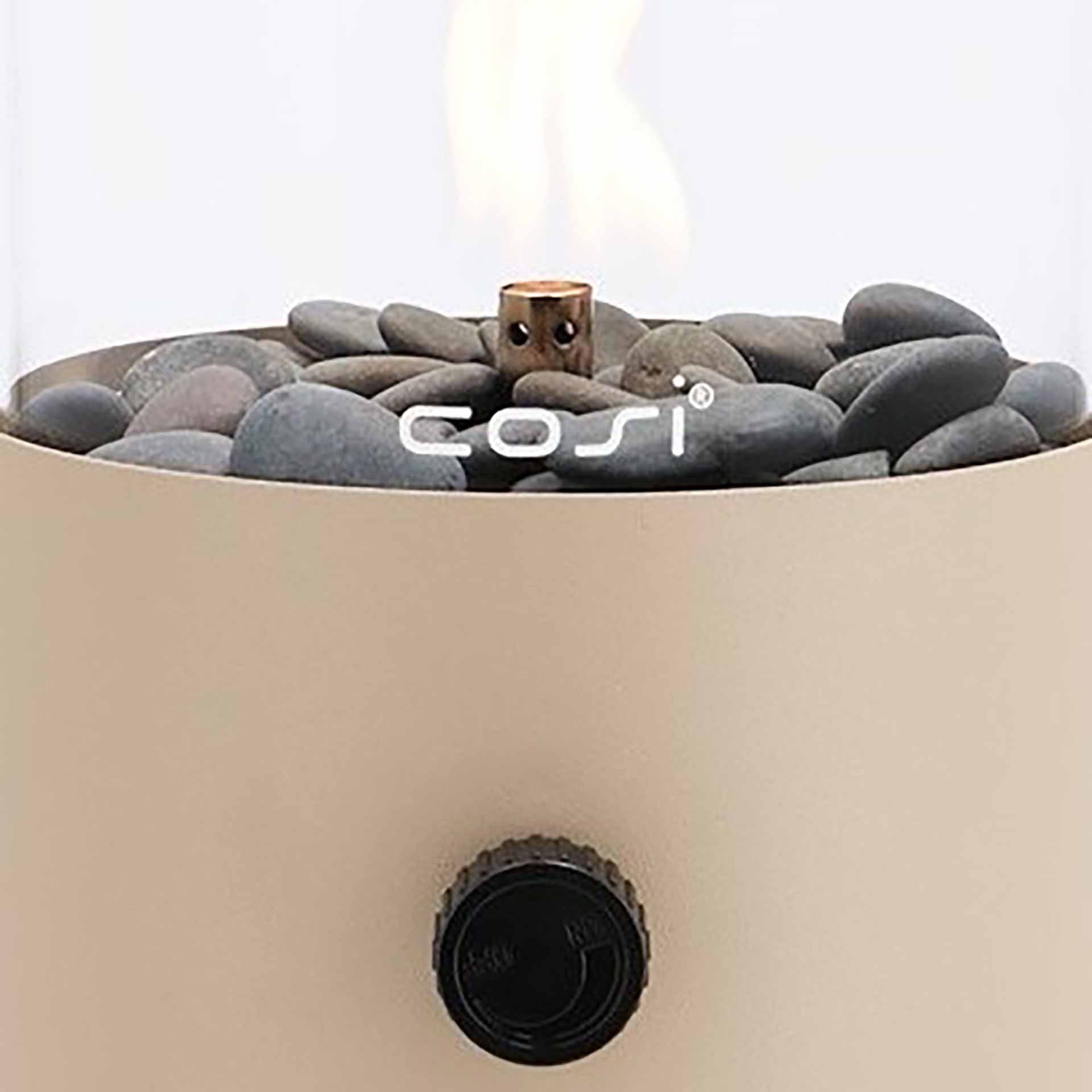 Cosi XL Sandy Beige Fire Lantern