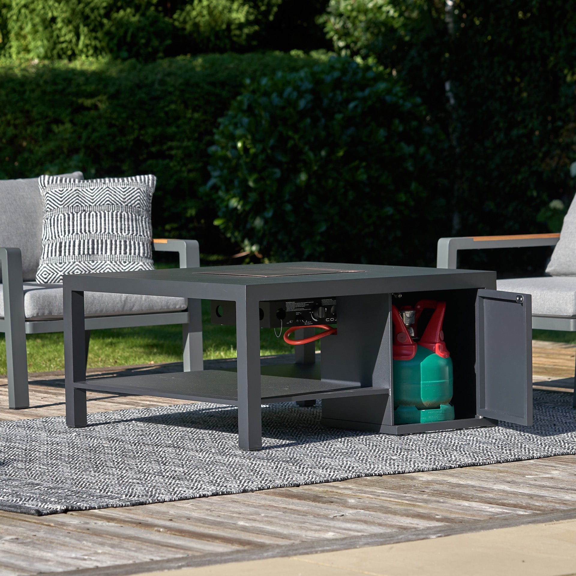 Cosiflow 100 Square Anthracite Fire Pit