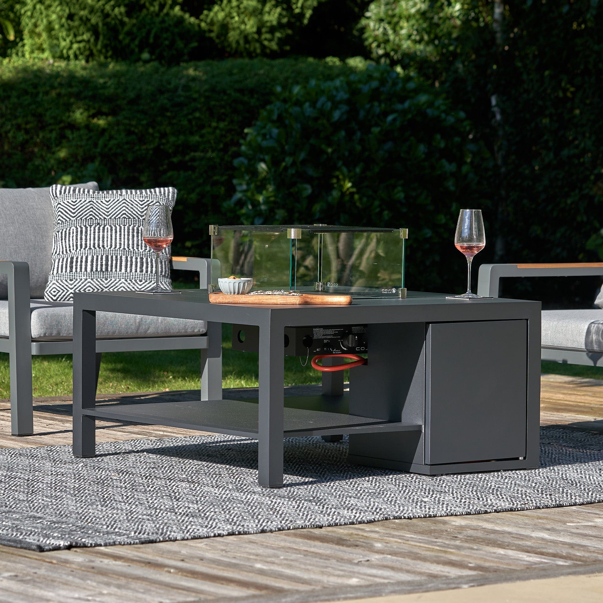 Cosiflow 100 Square Anthracite Fire Pit