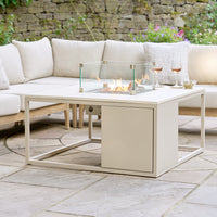 Cosiloft Sandy Beige Square Fire Pit