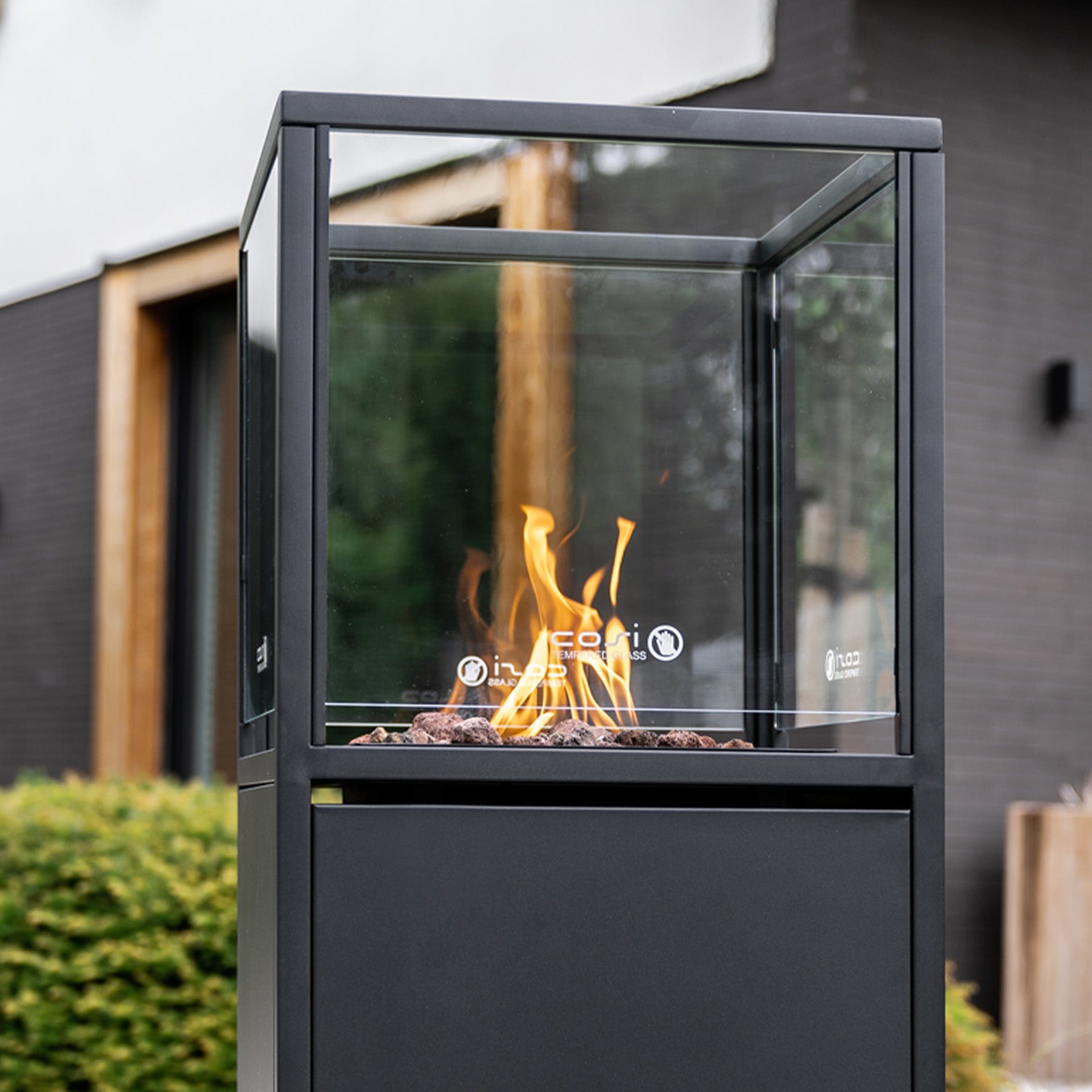 Cosipillar Dome Black Fire Lantern
