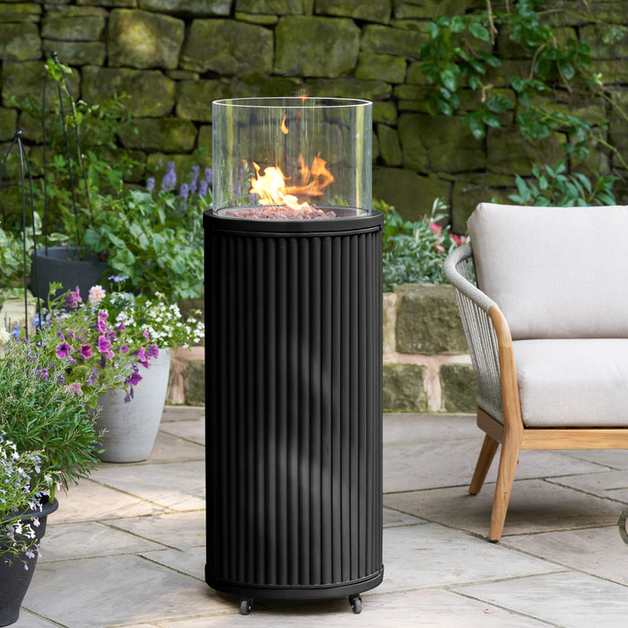 Cosipillar Tube Black Fire Lantern