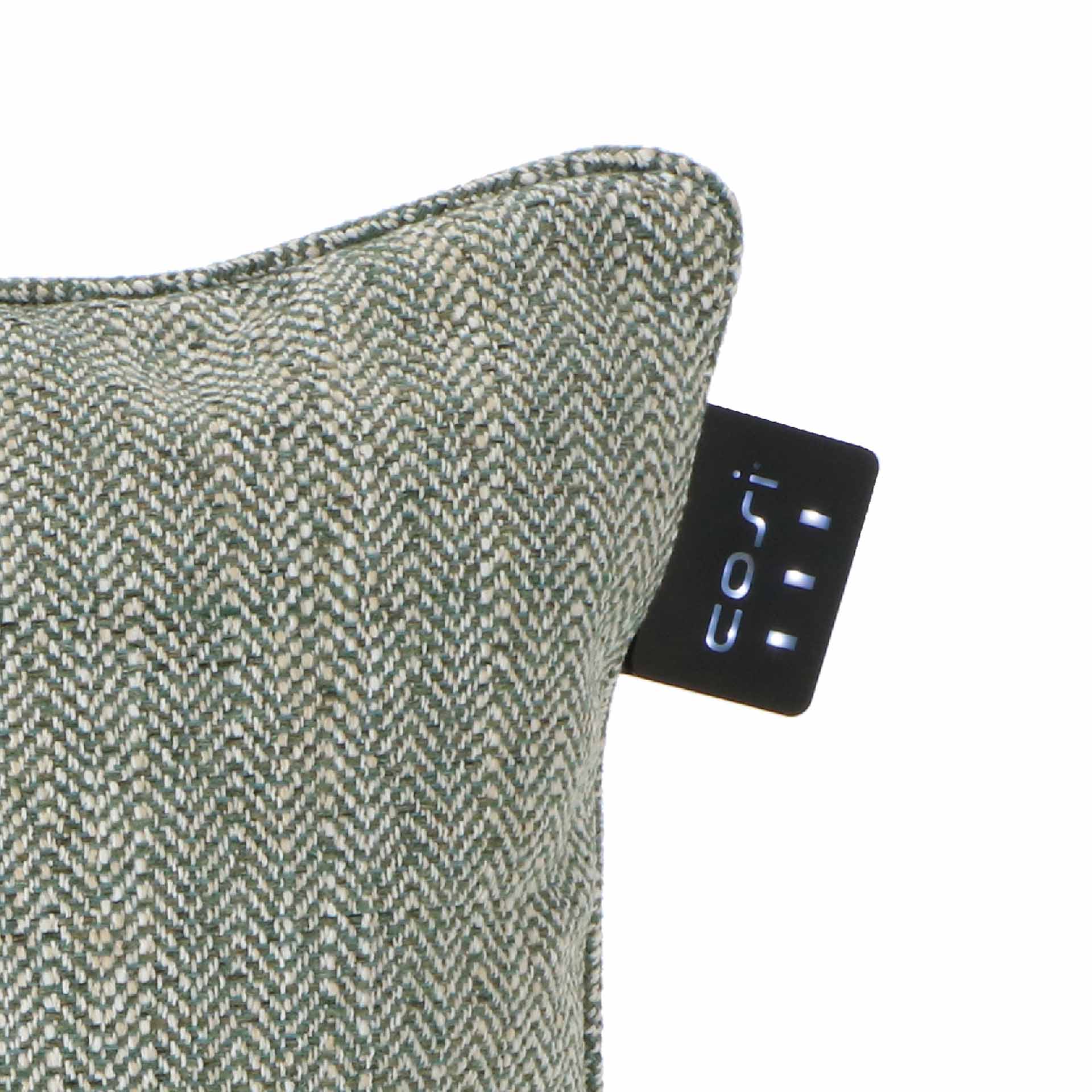 Cosipillow Comfort Rectangular Green Heated Cushion