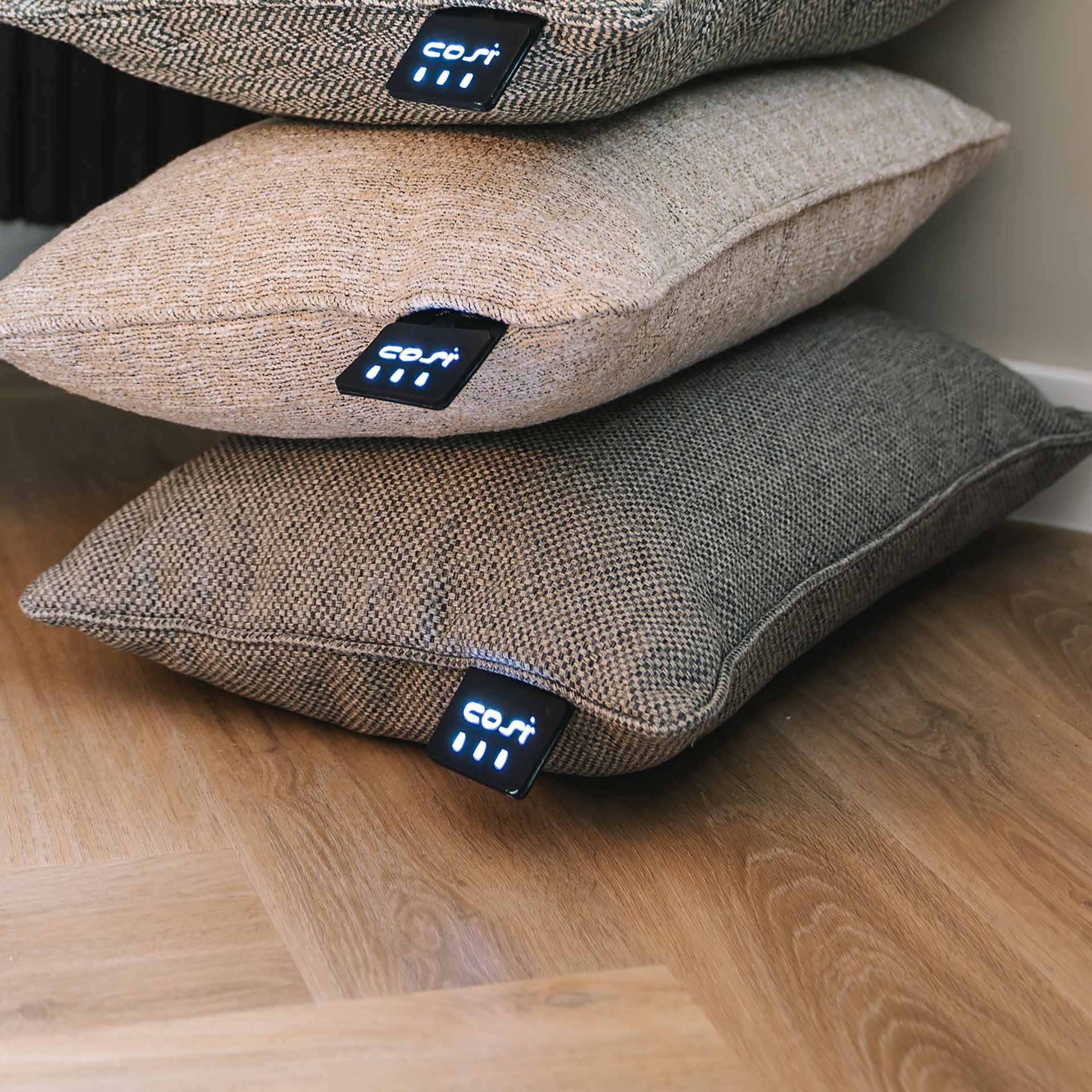 Cosipillow Comfort Rectangular Grey Heated Cushion