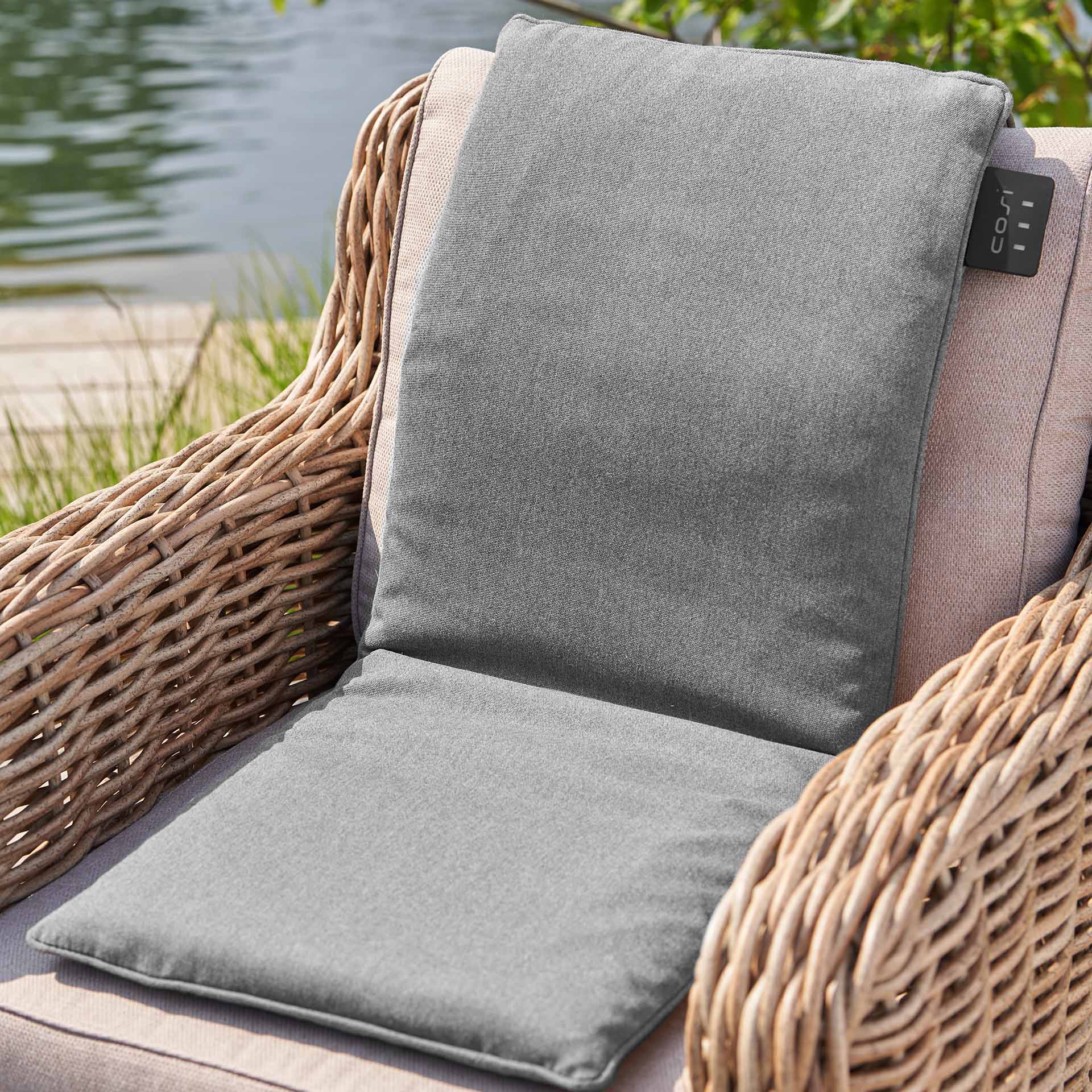 Cosipillow Large Grey Heated Seat
