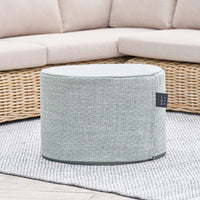 Cosipouf Comfort Short Round Green Heated Pouffe