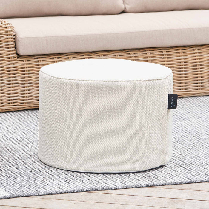 Cosipouf Comfort Short Round Teddy Heated Pouffe