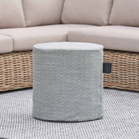 Cosipouf Comfort Tall Round Green Heated Pouffe
