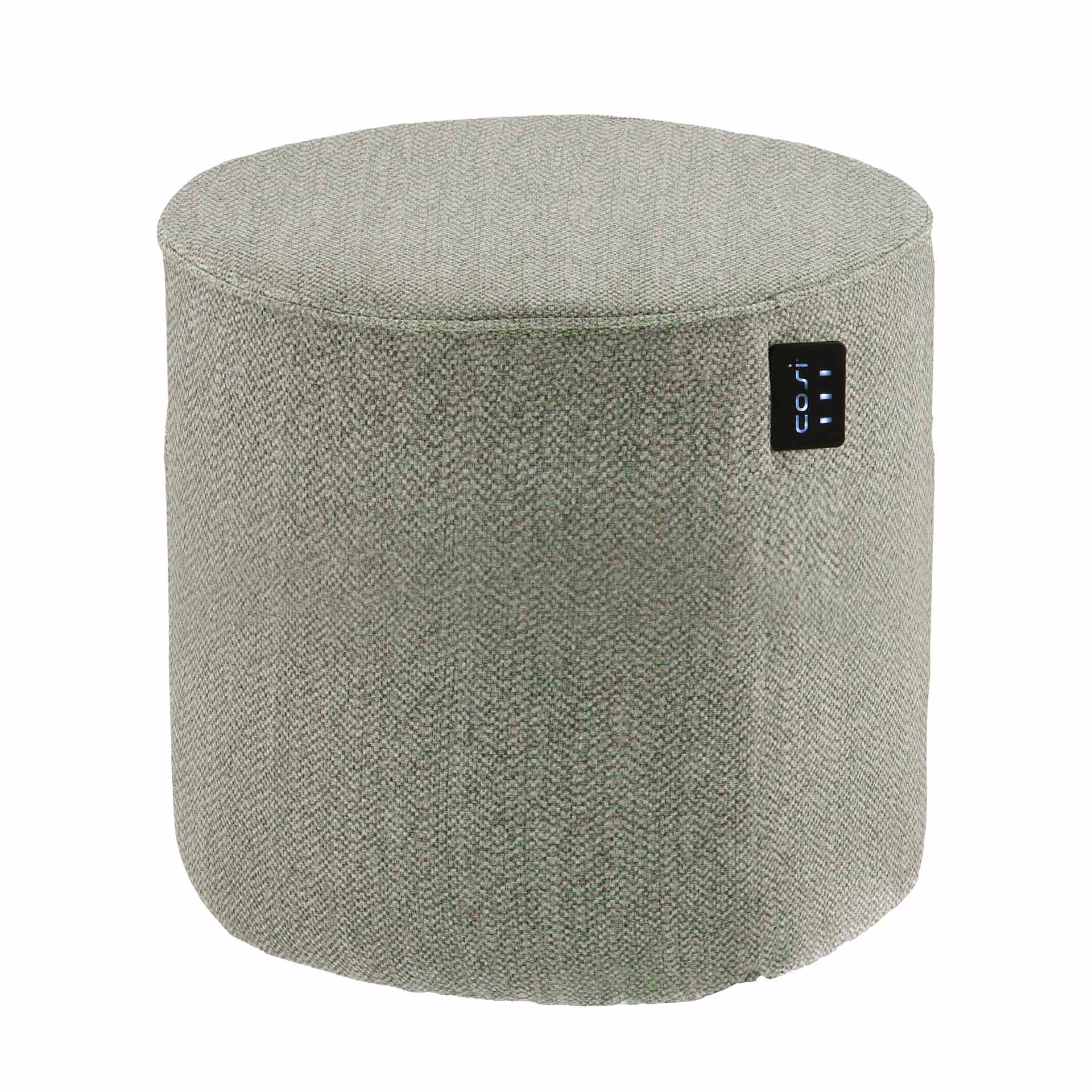 Cosipouf Comfort Tall Round Green Heated Pouffe