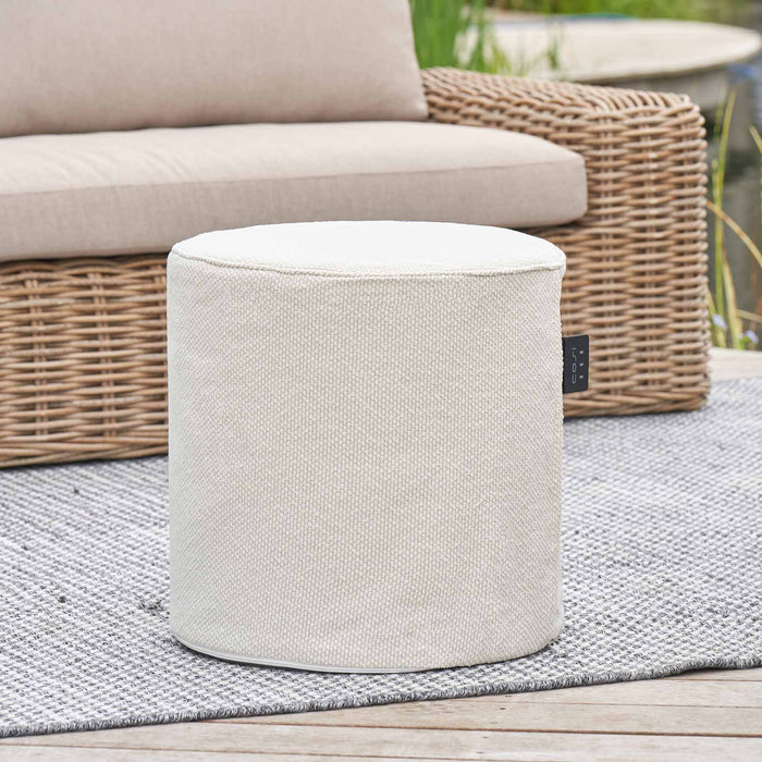 Cosipouf Comfort Tall Round Teddy Heated Pouffe