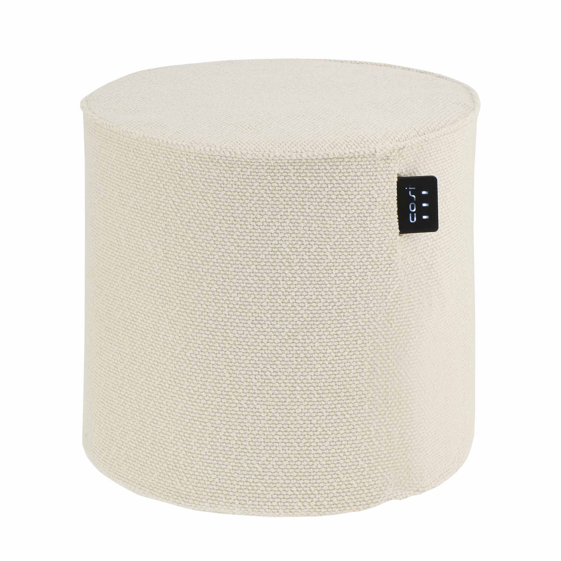 Cosipouf Comfort Tall Round Teddy Heated Pouffe