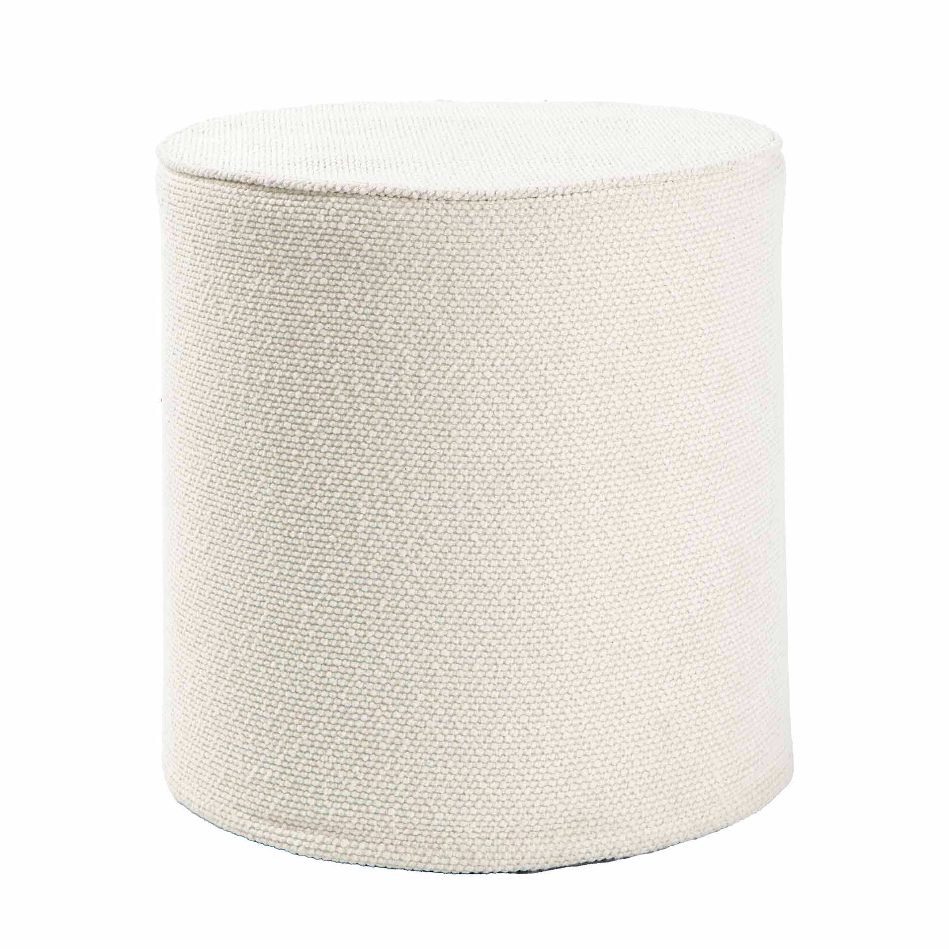 Cosipouf Comfort Tall Round Teddy Heated Pouffe