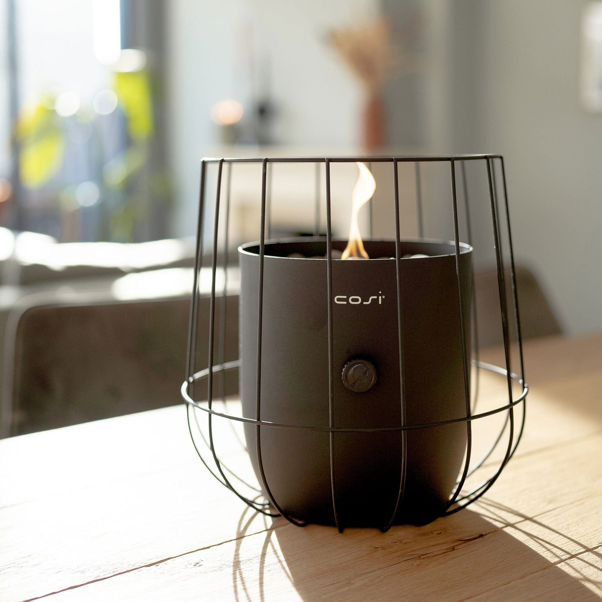Cosiscoop Black Basket Fire Lantern