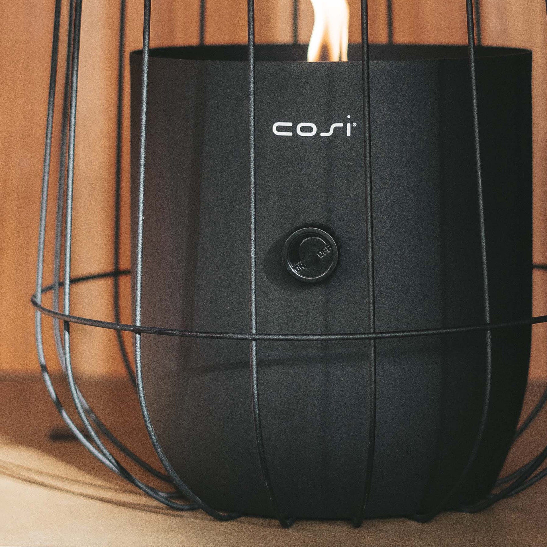 Cosiscoop Black Basket Fire Lantern