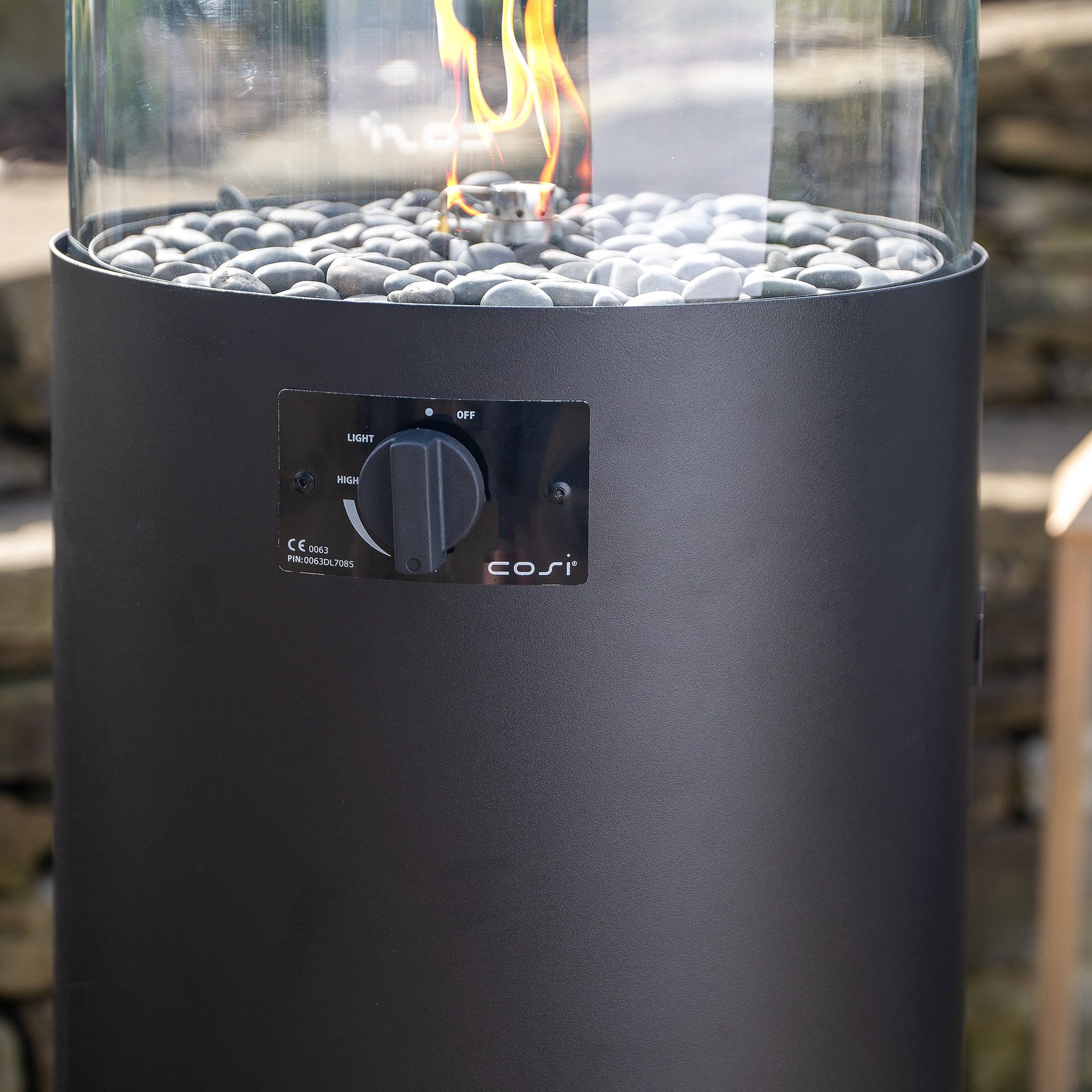 Cosipillar Black Fire Lantern