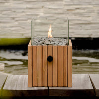 Cosiscoop Square Timber Fire Lantern
