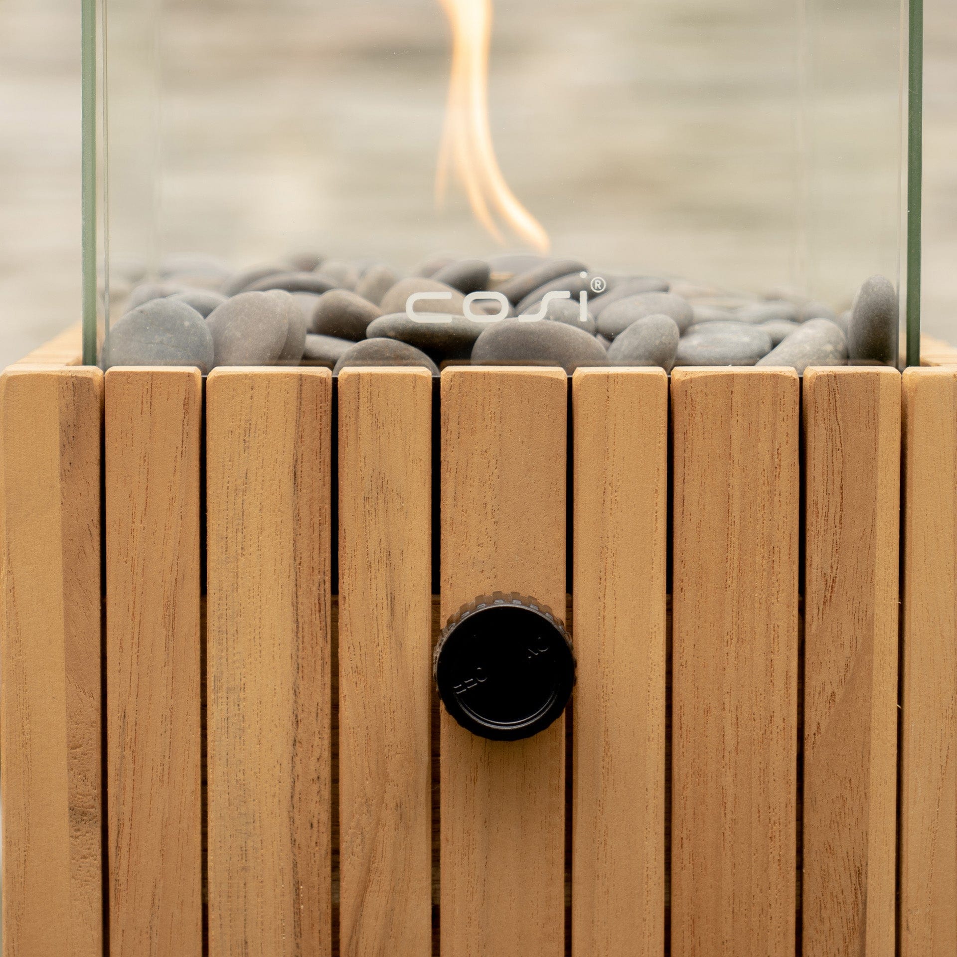 Cosiscoop Square Timber Fire Lantern