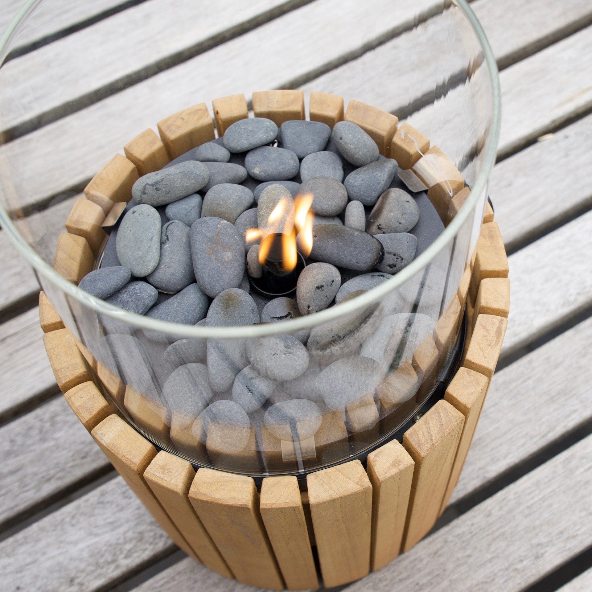 Cosiscoop Timber Round Fire Lantern