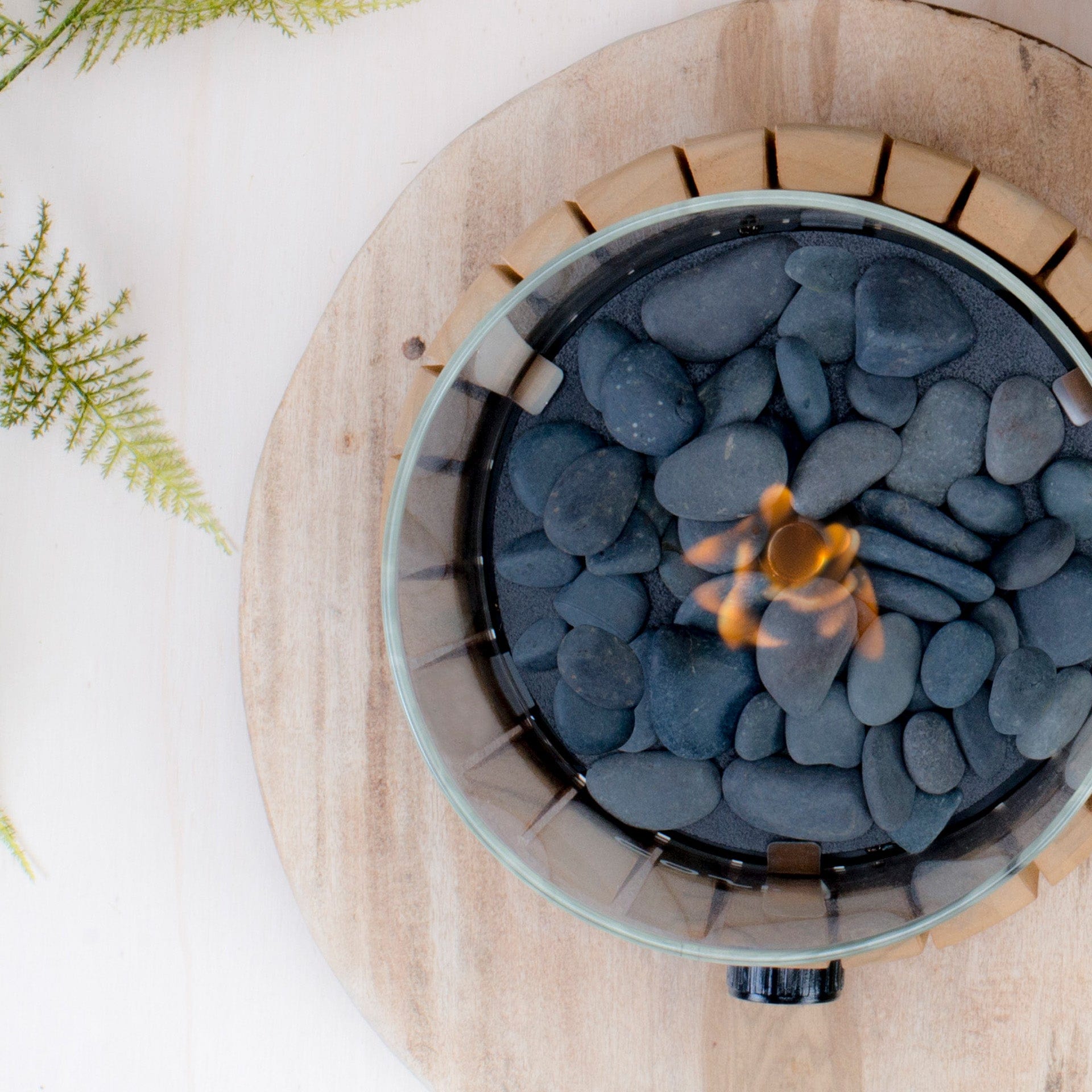 Cosiscoop Timber Round Fire Lantern