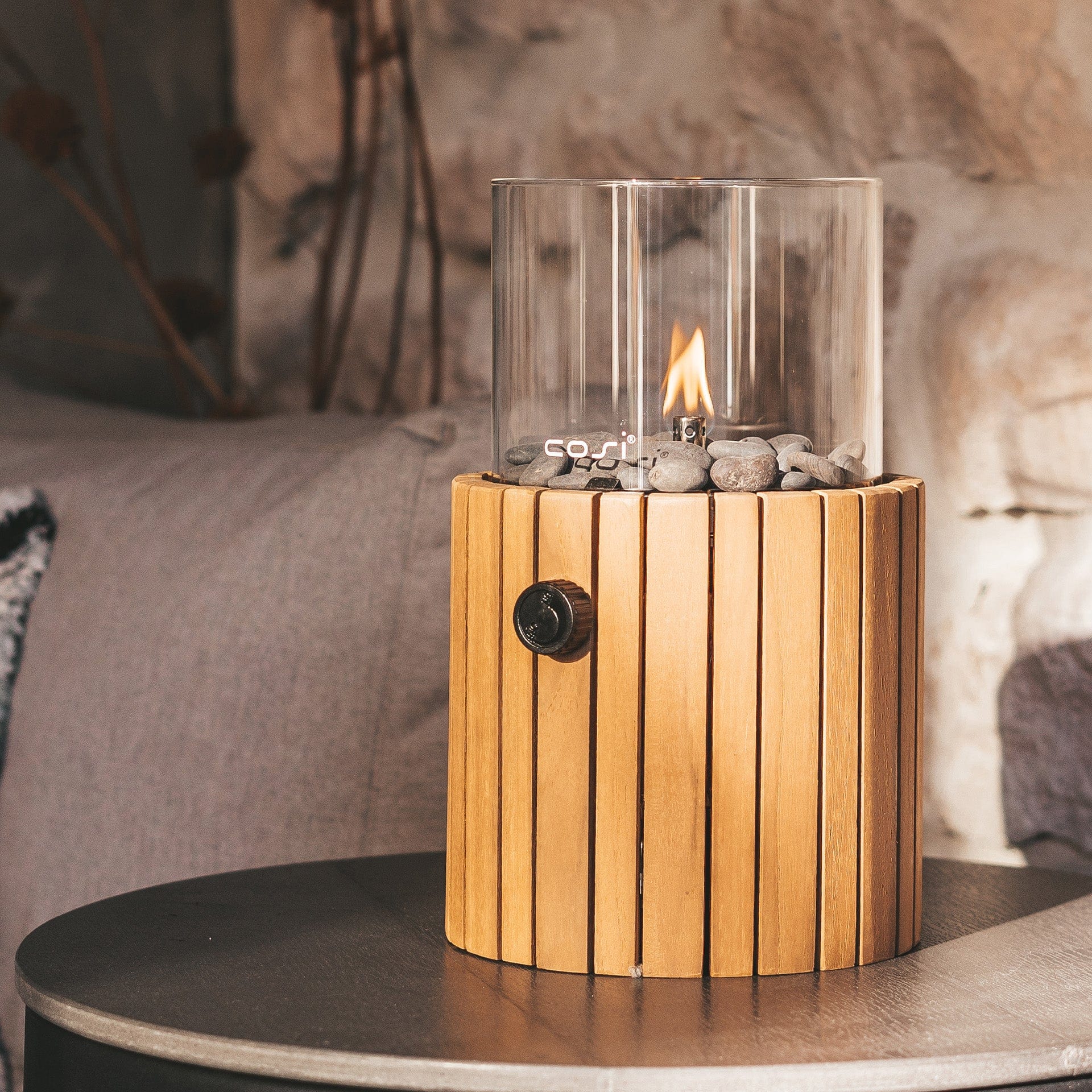 Cosiscoop Timber Round Fire Lantern