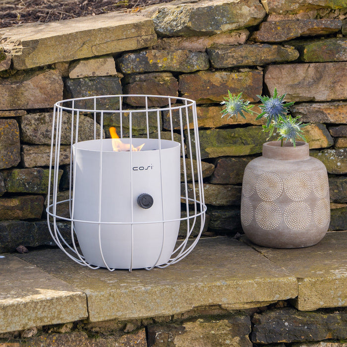 Cosiscoop White Basket Fire Lantern