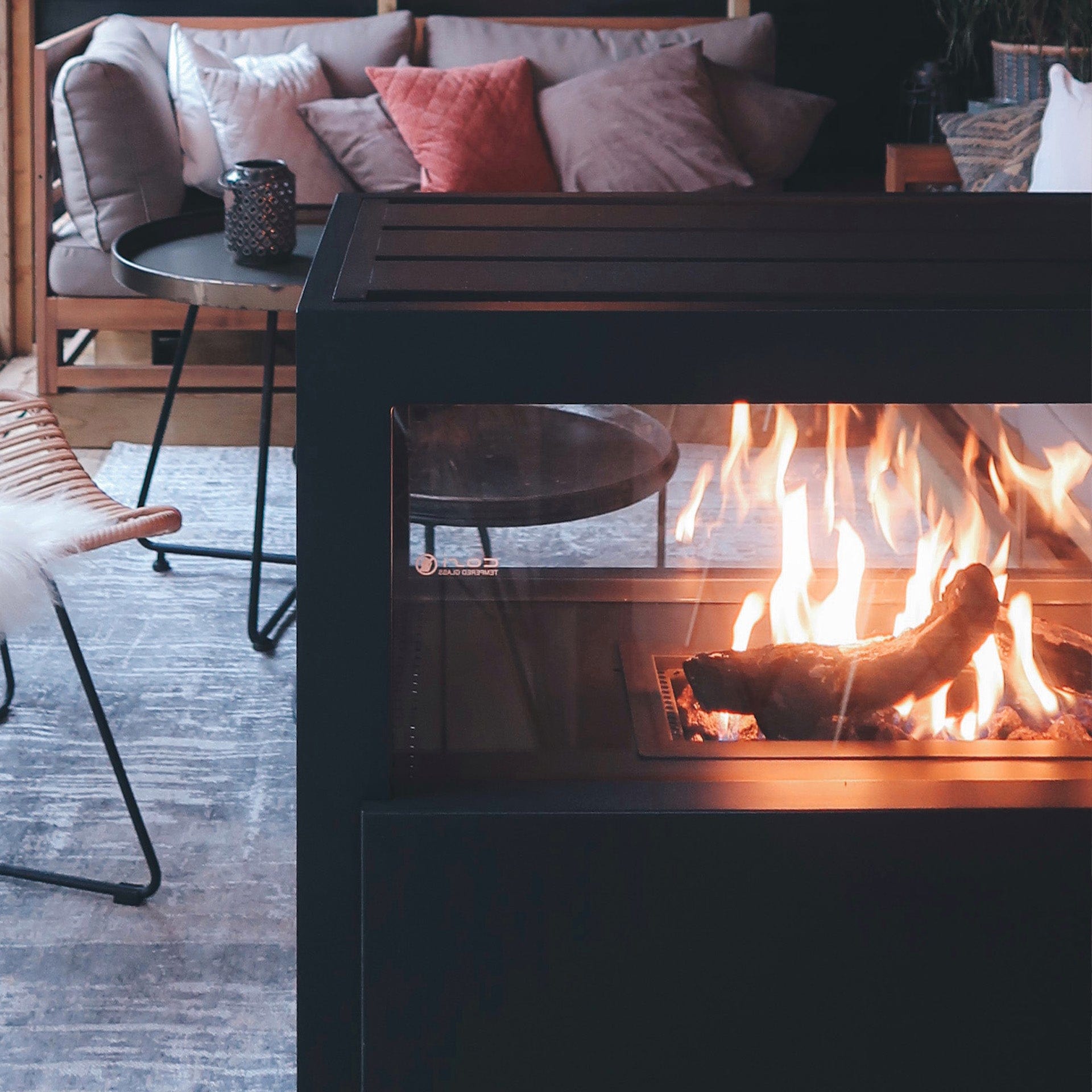 Cosivista 160 Black Fire Pit