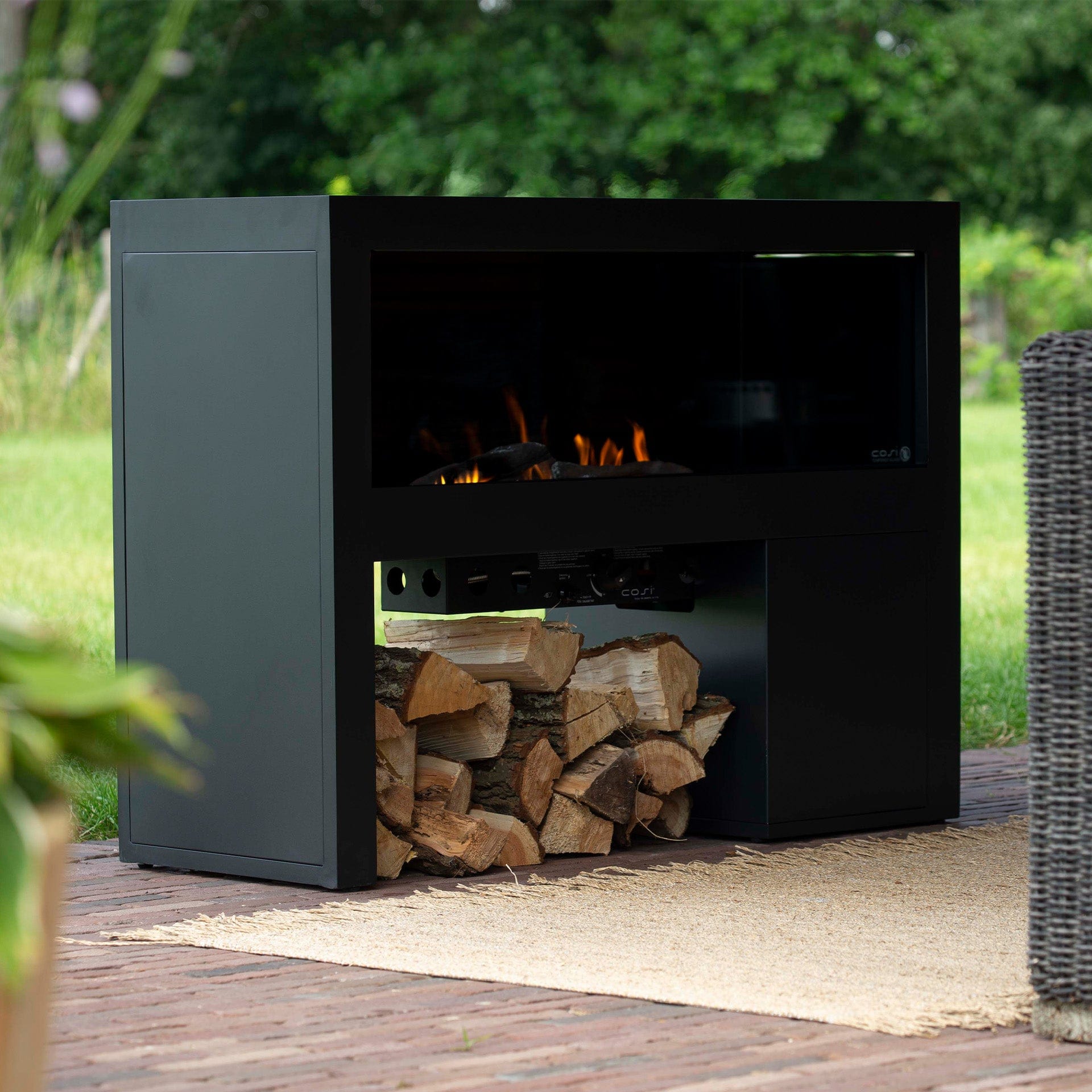 Cosivista 120 Black Fire Pit