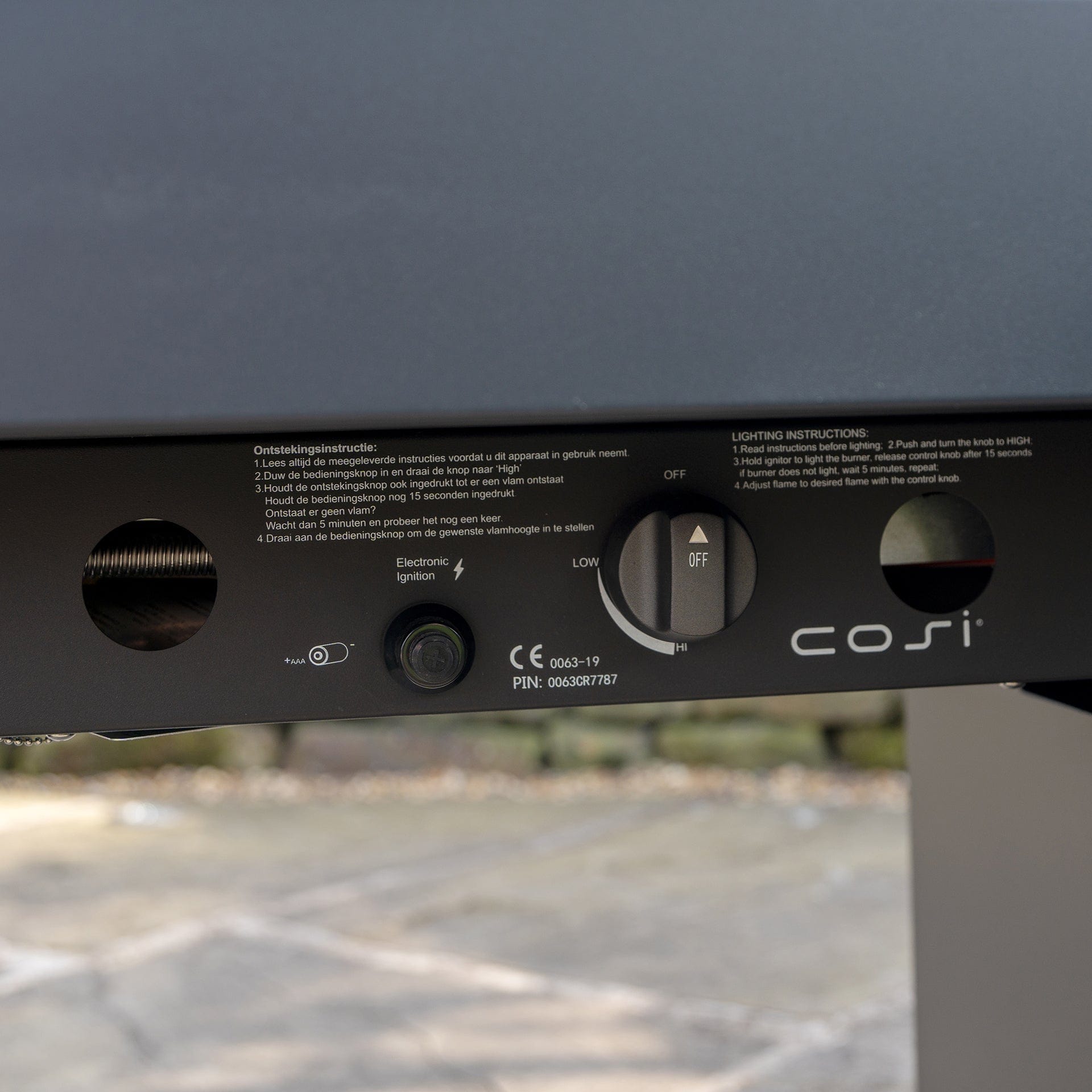 Cosivista 120 Black Fire Pit